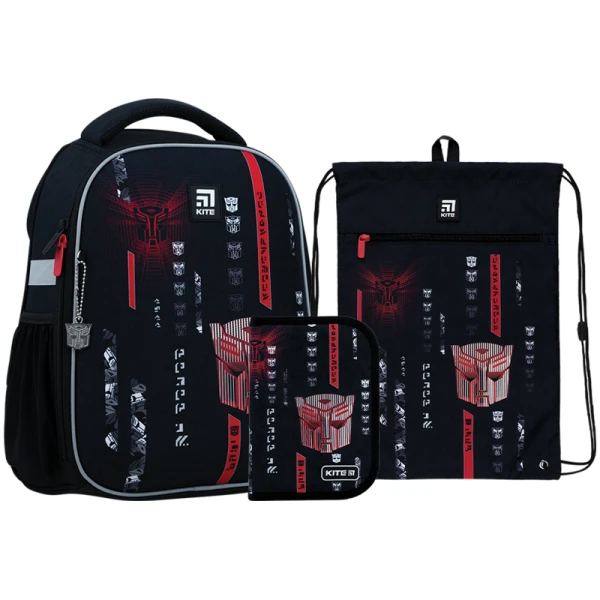 Набір рюкзак + пенал + сумка для взуття Kite SET_TF22-555S Transformers