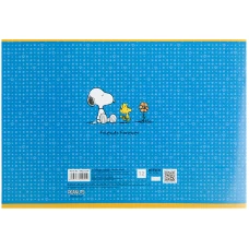 Зошит для малювання, 12 арк., скоба, гібр. лак + УФ лак, Peanuts Snoopy SN22-241 Kite