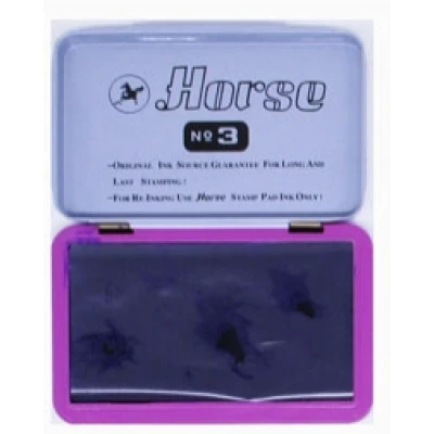   Штемпельна подушка фіолетова, №3 Horse