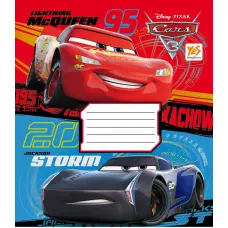 Зошит А5/12 арк лінія YES УФвиб Cars double race 760981