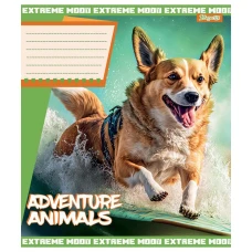 Зошит А5/24 арк лінія 1В Adventure animals, 766380