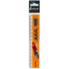 Лінійка пластикова, 15см. Naruto NR23-090 Kite