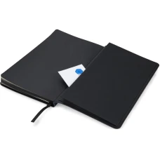 Книга записна Partner Soft, 125*195, 96арк, кліт, срібн-синя 8206-14-A