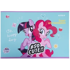 Зошит для малювання, 12 арк., скоба, гліттер, My Little Pony LP21-241 Kite