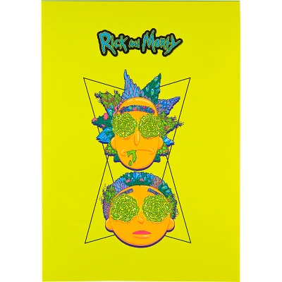 Блокнот-планшет A5, 50арк, клітинка, Rick and Morty RM22-194-2 Kite
