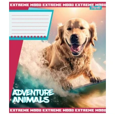 Зошит А5/24 арк кліт 1В Adventure animals, 766359