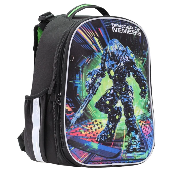 Рюкзак шкільний каркасний SchoolCase Mini "Robofight", 2 відд., 35*27*16см, 2212C Class