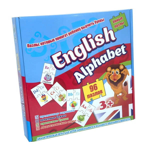 Пазли 539 (eng.) Стратег, "English alphabet", в кор-ці 25-25-5см