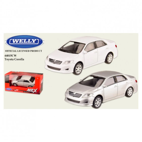 Іграшка машина метал арт. 44015CW, TOYOTA COROLLA 1:43, 2 кольори, у коробці