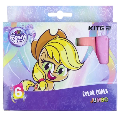 Крейда кольорова Jumbo, 6 кол. My Little Pony LP21-073 Kite