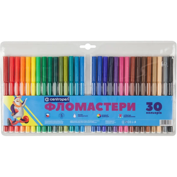 Фломастери 7790/30 ТП, набір 30 шт., Centropen