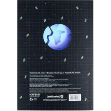 Блокнот термобіндер А5 64арк. нелінований Rick and Morty RM23-193-1 Kite