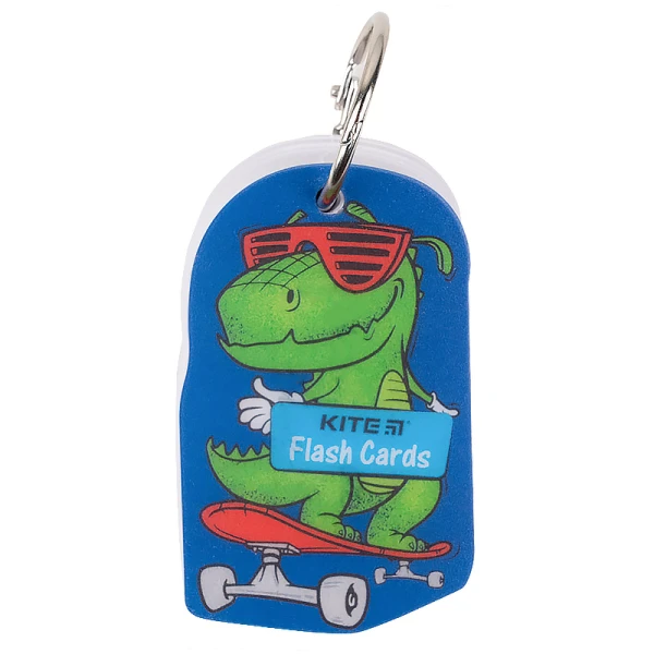 Картки для запису іноземних слів, 80 арк, Dinosaur K21-358-3 Kite
