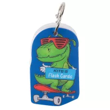 Картки для запису іноземних слів, 80 арк, Dinosaur K21-358-3 Kite