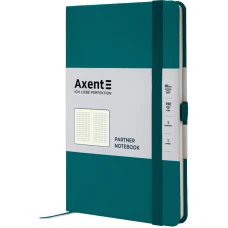 Книга записна Partner, 125*195, 96арк, кліт, малахіт, 8201-31-A