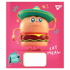 Зошит А5/12 арк лінія YES Eat meal, 765800
