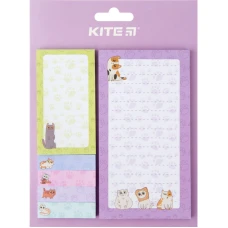 Блок паперу з клейким шаром, набір Bread cat K22-299-1 Kite