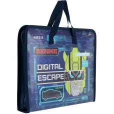 Папка-портфель на блискавці, 1 відділ., A4, Transformers TF22-202 Kite