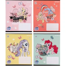 Зошит 12 арк., лінія, гліттер, My Little Pony LP21-234 Kite