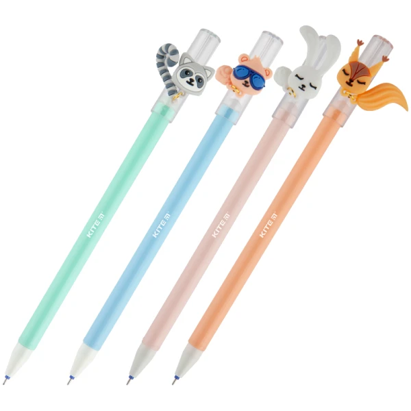 Ручка кулькова Funny tails, синя K20-353 Kite