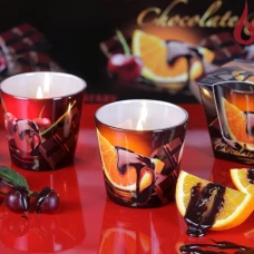 Свічка ароматична в склі "Chocolate-orange" 115г.