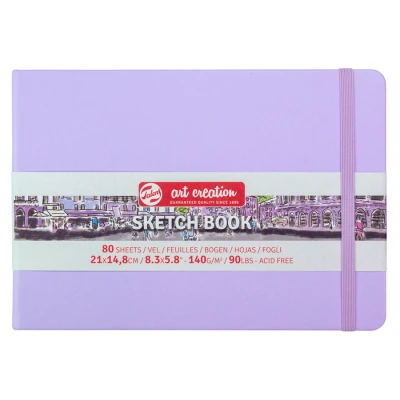 Блокнот для графіки Talens Art Creation 140г/м2, 21х14,8см, 80л, Pastel Violet, Royal Talens