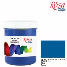 Фарба гуашева, Синя, 100мл, ROSA Studio