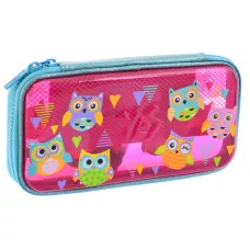Пенал твердий пластик 3-D HP-07 Funny owls 22,5*5*10см., 532322 YES