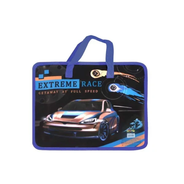 Тека пластикова з текстильними ручками KIDIS, серія "Extreme race" 13088