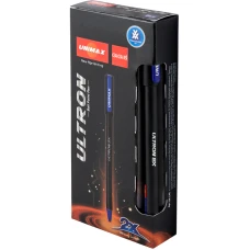 Ручка кулькова Ultron 2x, чорна UX-146-02