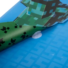Папка-органайзер YES A4 з фігурним клапаном на липучці "Minecraft" 492105