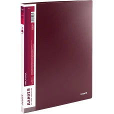 Дисплей-книга 30 файлів, бордова 1030-04-A