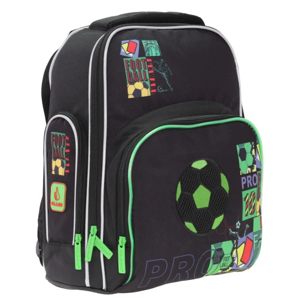 Рюкзак шкільний напівкаркасний SmartCase "Football", 1 відд., 36*29*17см, 2225C Class