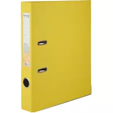 Папка-реєстратор одностор. PP 5 cм, зібрана, жовта D1713-08C