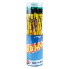 Олівець графітний з гумкою Hot Wheels, 36шт., туба HW23-056 Kite