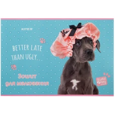 Зошит для малювання, 12 арк., скоба, софт тач + УФ лак, Studio Pets SP23-241 Kite