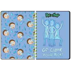 Щоденник на спіралі, тверда обкл., Rick and Morty RM23-438 Kite