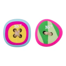 Гумка фігурна "Button", 2 кол./уп., 560530 YES