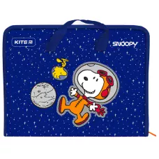 Папка-портфель на блискавці, 1 відділ., A4, Snoopy SN21-202 Kite