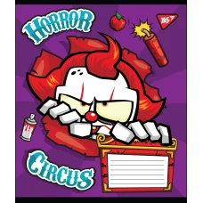 Зошит А5/12 арк коса YES Horror circus, 764507