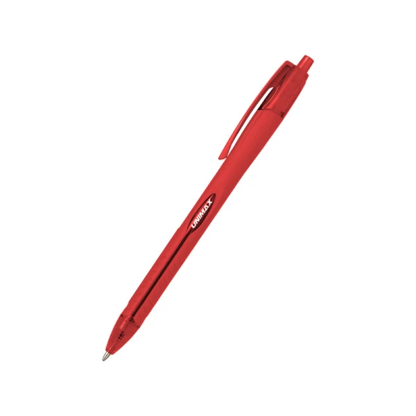 Ручка кулькова автом. Aerogrip, червона UX-136-06