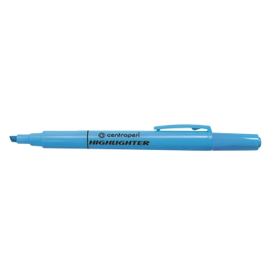 Маркер Highlighter 8722 1-4мм клиноп блакитний, Centropen