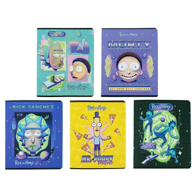 Зошит 24 арк., клітинка, софт тач + УФ лак, Rick and Morty RM23-238 Kite