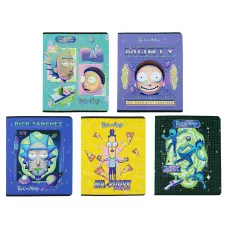 Зошит 24 арк., клітинка, софт тач + УФ лак, Rick and Morty RM23-238 Kite