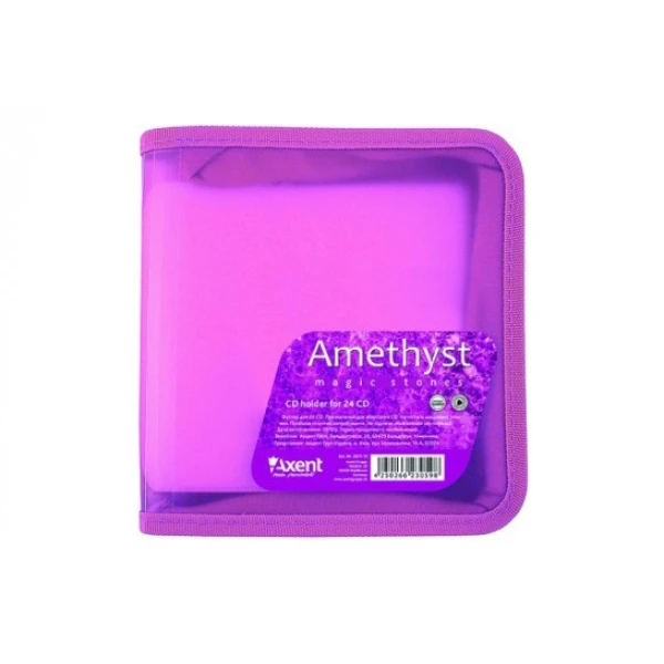 CD холдер Amethyst, бузковий, 24 диски 2611-13-А