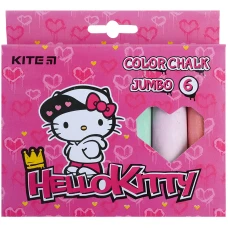 Крейда кольорова Jumbo, 6 кол. Hello Kitty HK21-073 Kite