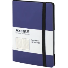 Книга записна Partner Soft, 125*195, 96арк, кліт, т. синя 8206-38-A