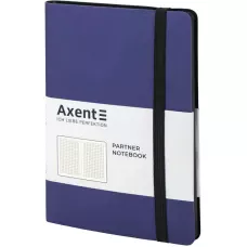 Книга записна Partner Soft, 125*195, 96арк, кліт, т. синя 8206-38-A