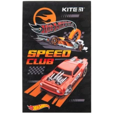Блокнот-планшет А6, 50арк, нелінований Hot Wheels HW23-195 Kite