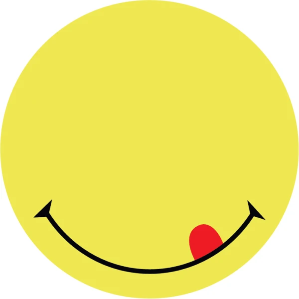 Папір з клейкою смужкою для записів "Smile", 70*70мм, 50арк., 2444-02-A